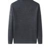Middle-aged & Elderly Men's Thickened Velvet Knit Sweater Faux Two-Piece