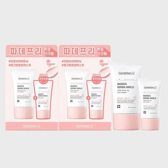 Centellian24 Madeca Derma Shield Safe Tone-up Sun Cream 40ml+20ml Duo Set 2 Sun Care Sun Cream Tone-up UV