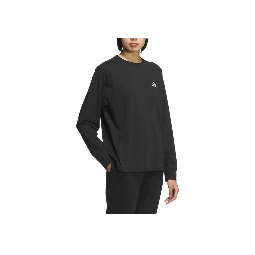 Adidas Sportswear Essential Long Sleeve Pullover Crew Neck Loose T-Shirt Women tops JW4516