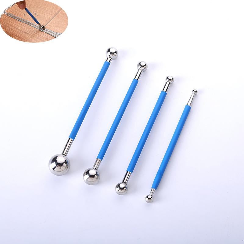 Steel 4pcs Double Pressed Ball Tile Grout Tool Repairing Stick Seam Construction