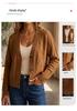 2025 Autumn/Winter European Coffee Cable Knit Cardigan, Women's Loose Short Sweater Coat, Casual Style.