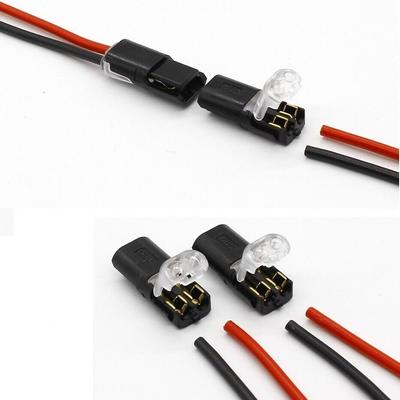 10 Peças Mini Carro Elétrico Impermeável 12V Conector Automotivo Plug Conexões de Cabo Terminal de Barra Grampo Conector de Fio