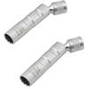 Universal 14mm/16mm Thin-Walled Magnetic Spark Plug Socket with Joint for Car Repair