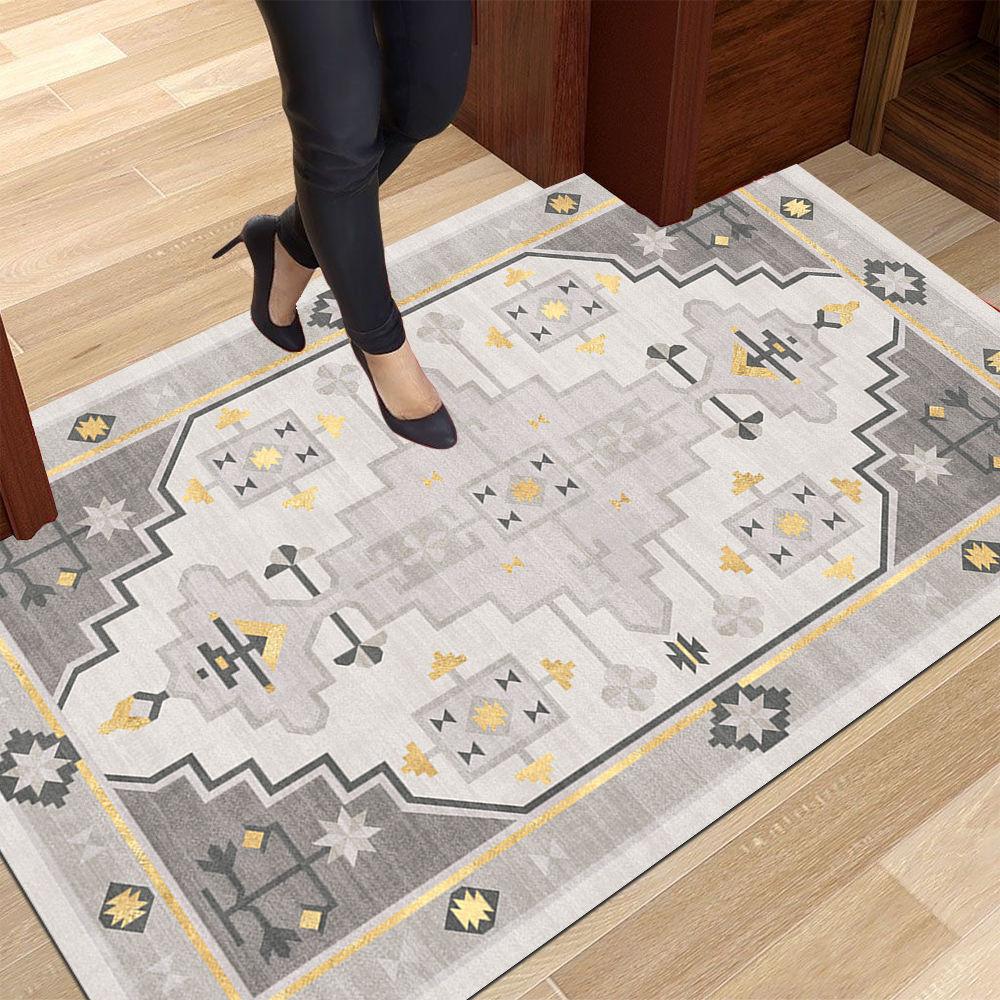 European Style Carpet Floor Mat Wear Resistant Bedroom Entrance French Floor Mat
