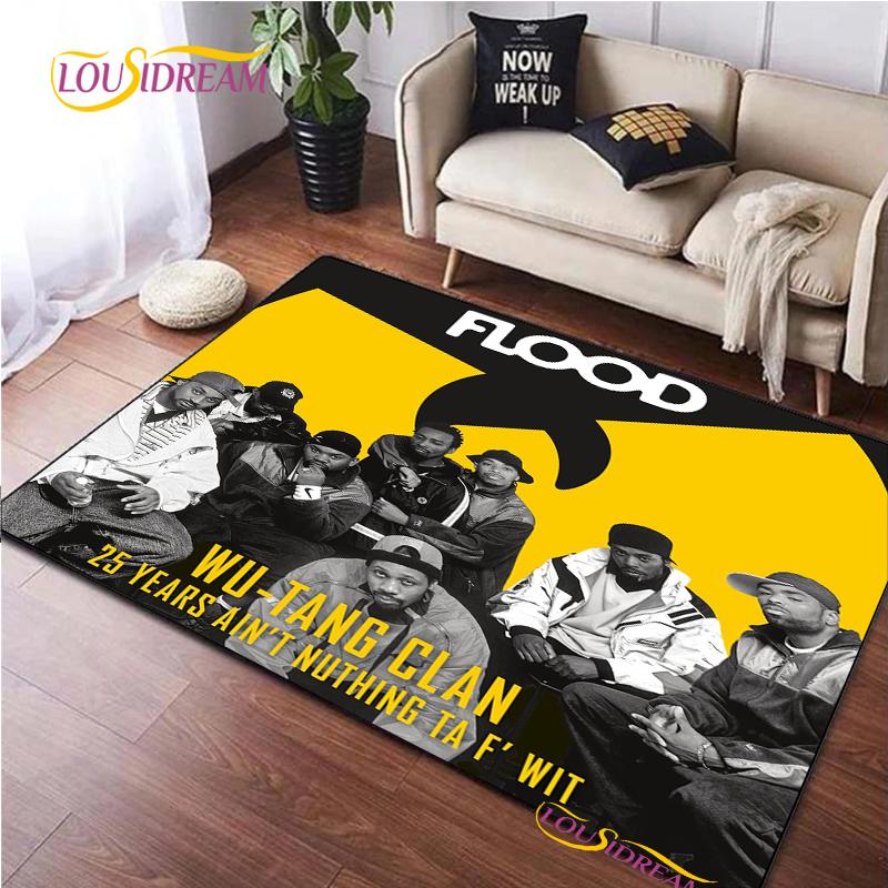 Music Star Rectangle Hip-Hop Carpet for Living Room Bedroom Rug Kitchen Kids Door Unslip Floor Mats Gift Photography Props Rug