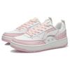 Li Ning Synthetic Leather Comfortable Slip Resistant Cushioning Abrasion Resistant Low top Skateboard Shoes Women's AGCS134-1