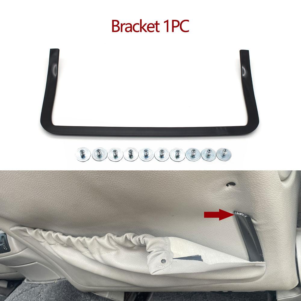 Car Left Right Leather Backrest Storage Pocket Cover Seat Bracket Trim For Mercedes Benz E Class W211 E200 E250 E300 2005-2008
