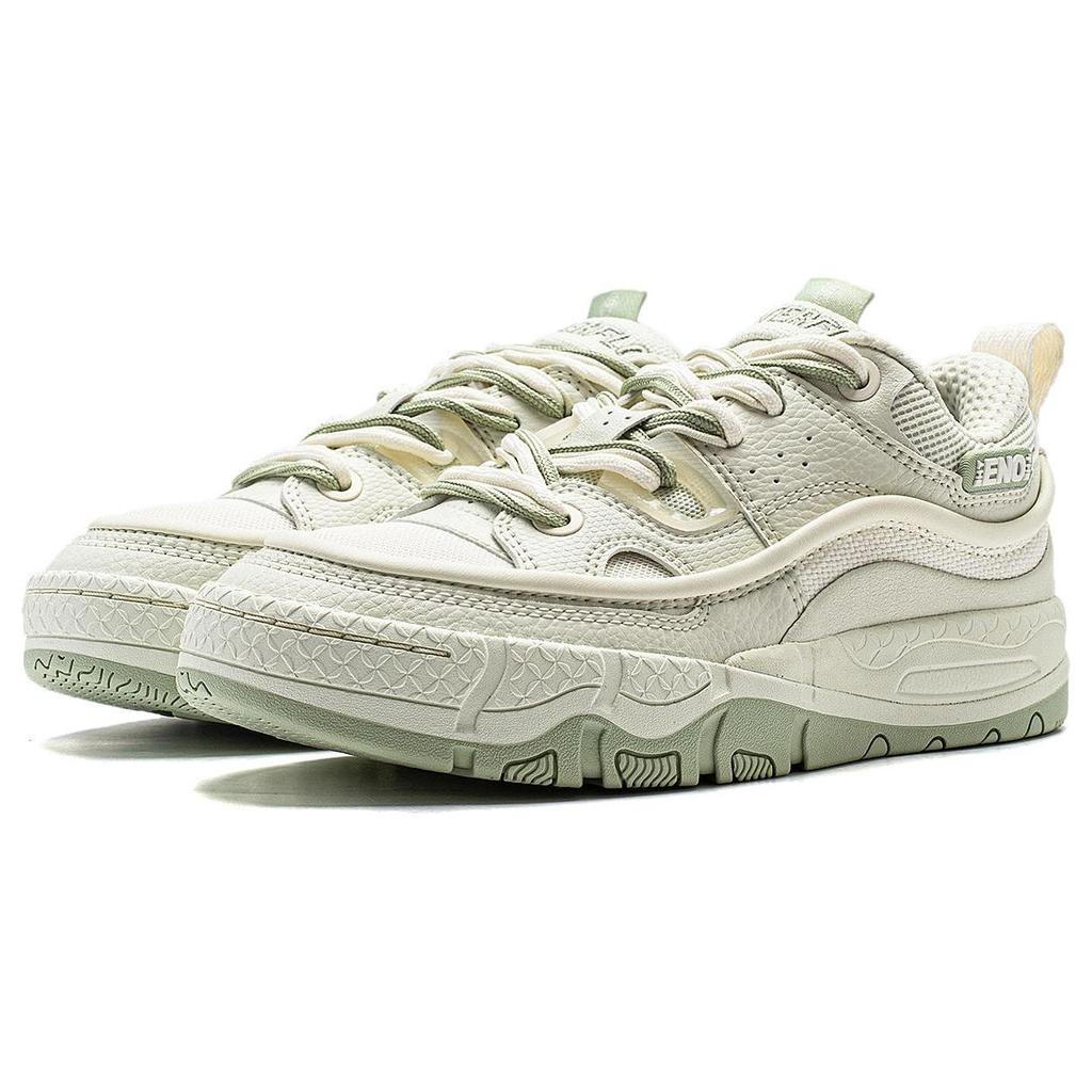 Li Ning CF Su Yu 3.5 Casual Versatile Non-Slip Wear-Resistant Low-Top Sneakers Women Sneakers Beige AGCT332-3