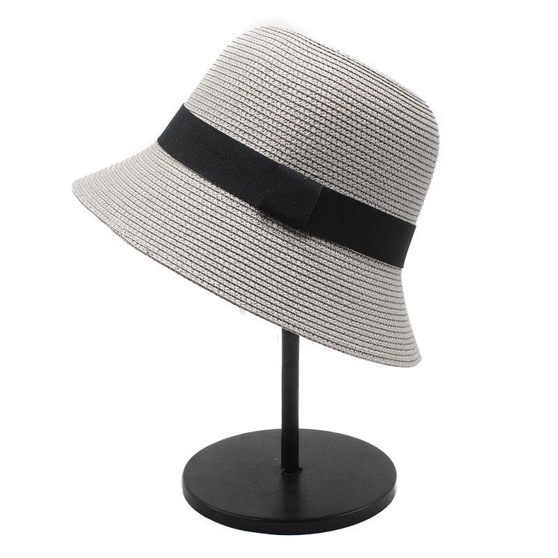 Summer Japanese Straw Hat Bucket Hat Women'S Breathable Sunshade Bucket Hat Casual Bell Basin Hat Tide