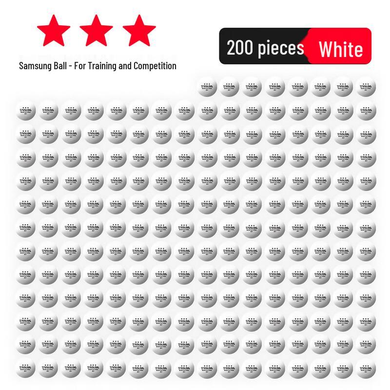 WEZHO Professional 3-Star ABS Table Tennis Balls