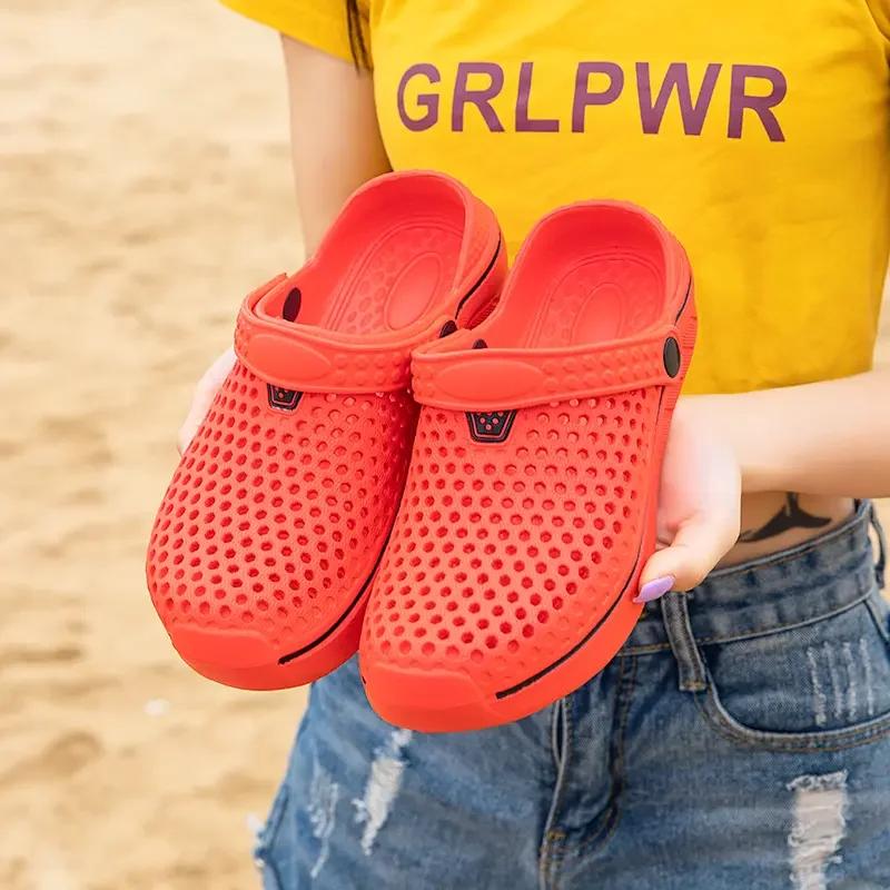 Slippers Original Women Men Brand Sandals Mujer Beach Casual Shoe EVA Yees Slidee Men Slides Summer Unisex Clogs Home Size35-46