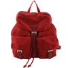 Backpack Daypack Red Nylon Women Used