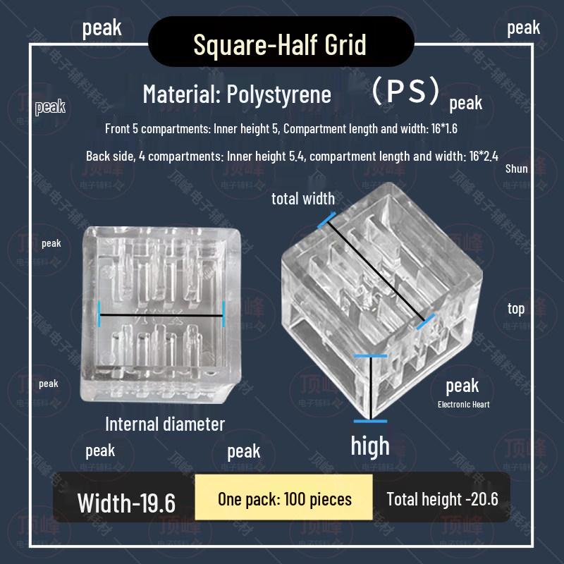 Einweg-Acryl-Kristallharzform für metallographische Kaltpress-Proben
