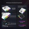 12Cm Argb 4 Pin Computer Case Fan Quiet Cooling 12V Large Air Volume 800-1600Rpm For Desktop Gaming Pc Build