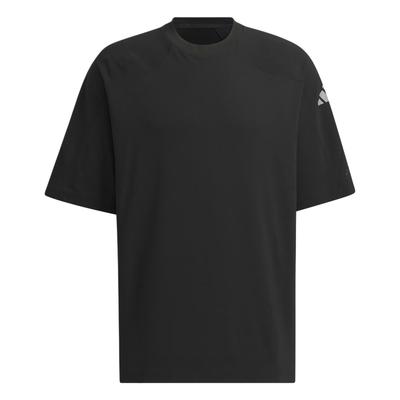 City Escape Lässiges Sportliches Cooles Rundhals Locker Kurzarm T-Shirt Herren Tops Schwarz JZ8428