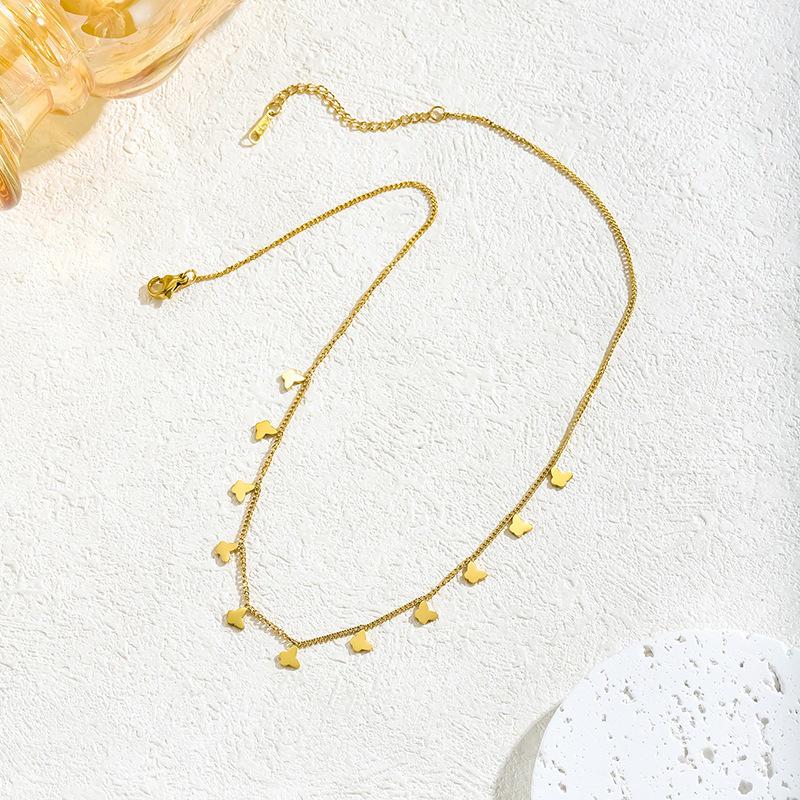 2026 Titanium Steel Clavicle Chain: European & American Niche Shell Necklace, Trendy Cold Style for Women