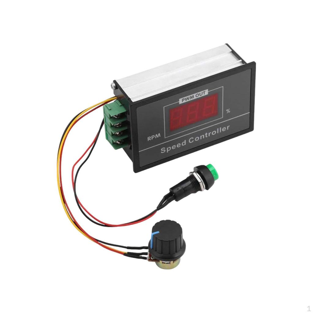 Regulator Prędkości Silnika DC Kontrola Prędkości Montaż 6V 12V 24V 48V Regulacja Stabilna Precyzja PWM