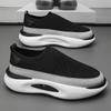 Summer New Sports Shoes Men's Socks Breathable Mesh Running Shoes Black Slip-On Slip-Ons Men's Casual Driving Shoes Suitable for Outdoor