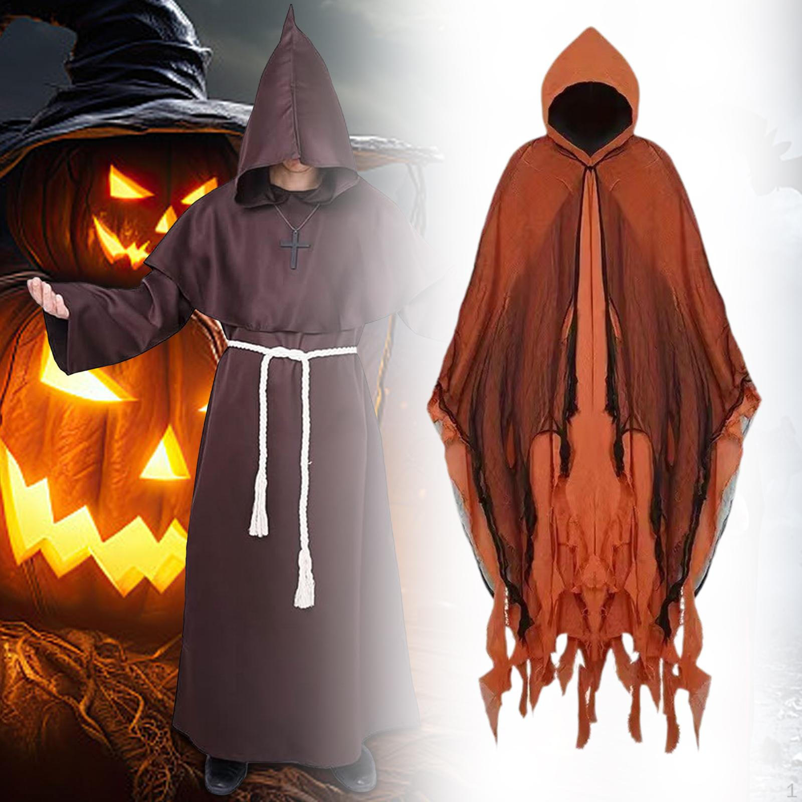 

Плащ с капюшоном Аксессуары Ужас Накидка для Унисекс Взрослый Мужчина Женщина