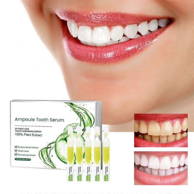 2 Box Fruit Acid Ampoule Toothpaste Tooth Serum Ampoule Essence Toothpaste Fruit Acid Teeth Whitening Essence Tooth Care Essence