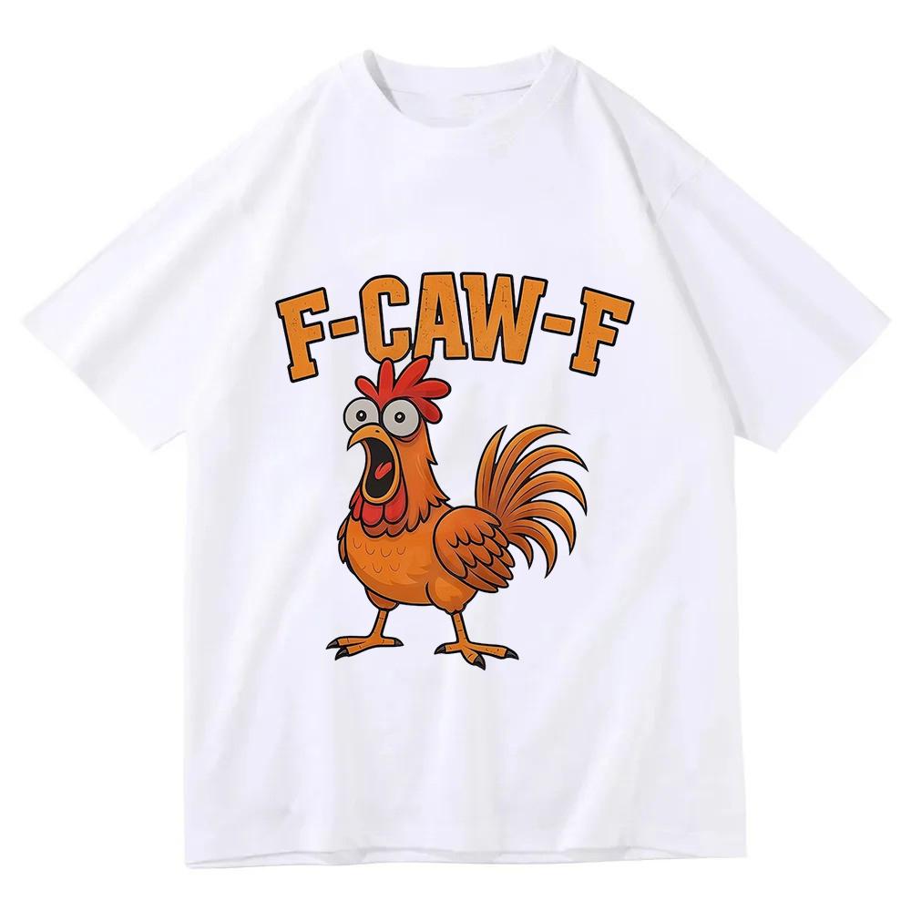 Funny F-Caw-F Chicken Shirts, Sunset Vintage FCAWF Chicken T-Shirt, Sweatshirt, Hoodie Black Bird Shirt, Chicken Meme Shirt