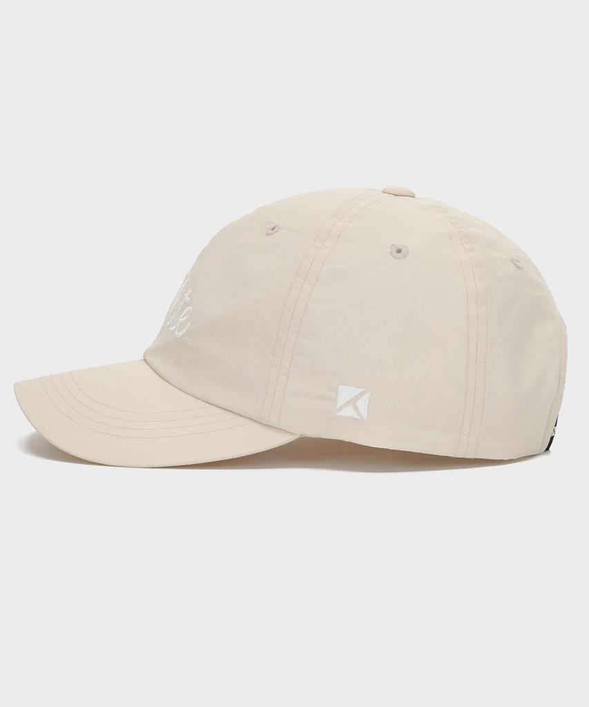 KULTE Script Nylon Cap Beige