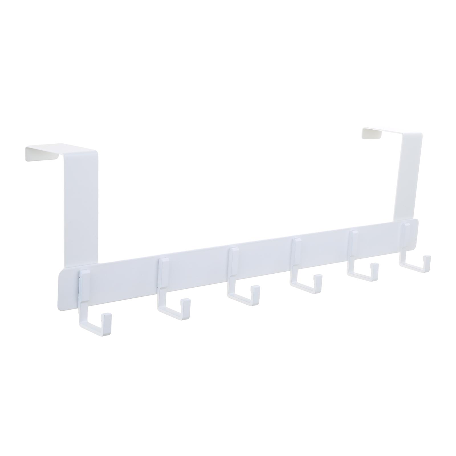 

Over The Door Hooks for Hangings Towel Coat Clothes Stainless Steel Coat Hooks Wall Mounted Hangers Rack for Bag Jackets белый