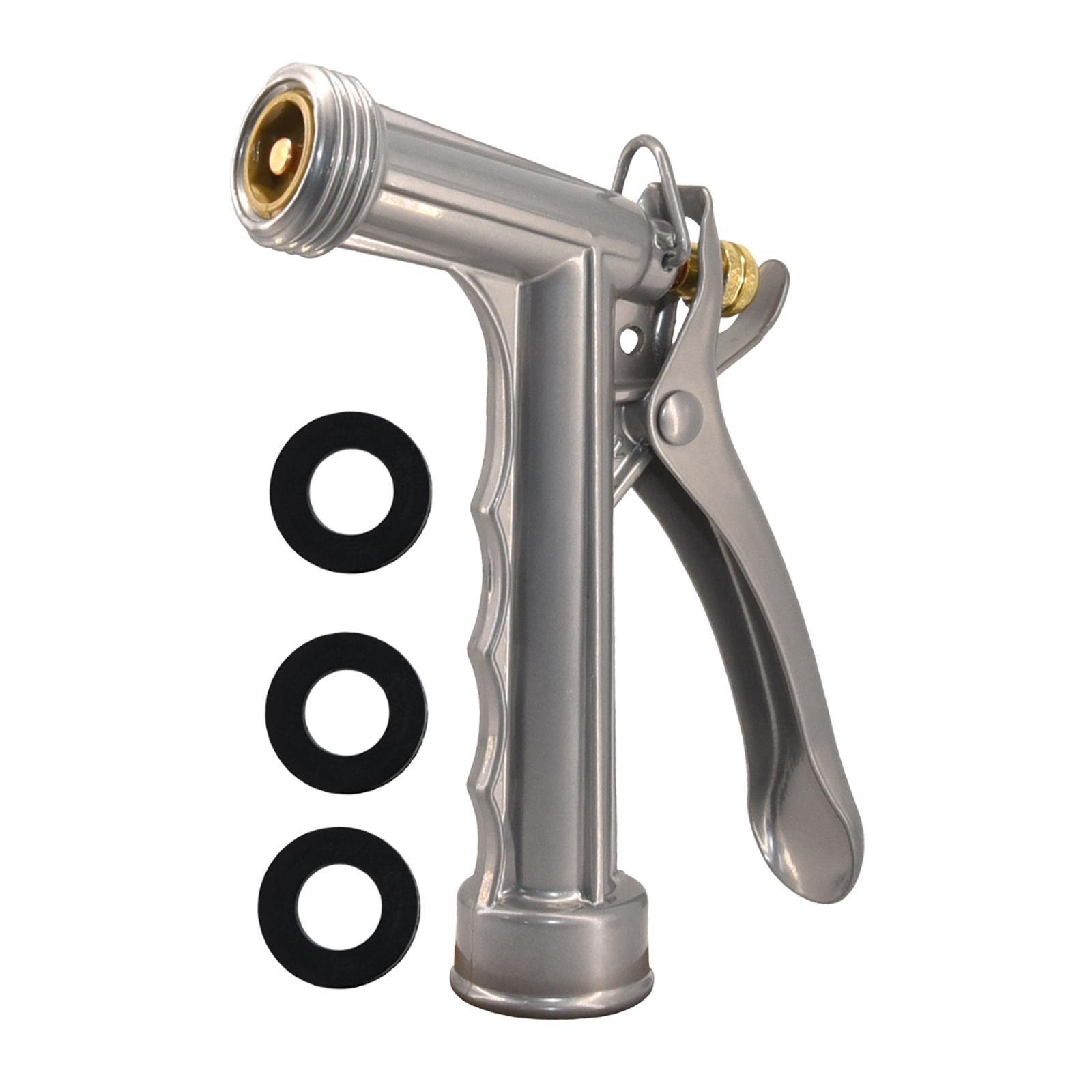 

Spray of garden hose nozzle pipes with threaded front water nozzle spray rear