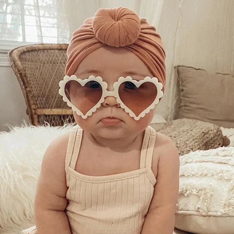 6pcs Heart Shaped Sunglasses For Children Boys Girls UV Eye Protection Sunglassese Outdoor Beach Cute Valentine's Day Party Gift