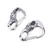Sleutelhanger Schedel Heavy Duty Roestvrij Staal Gotische Karabijnhaak Clips Lanyards Vergrendelend Punk Stijl Sleutelhanger Hanger