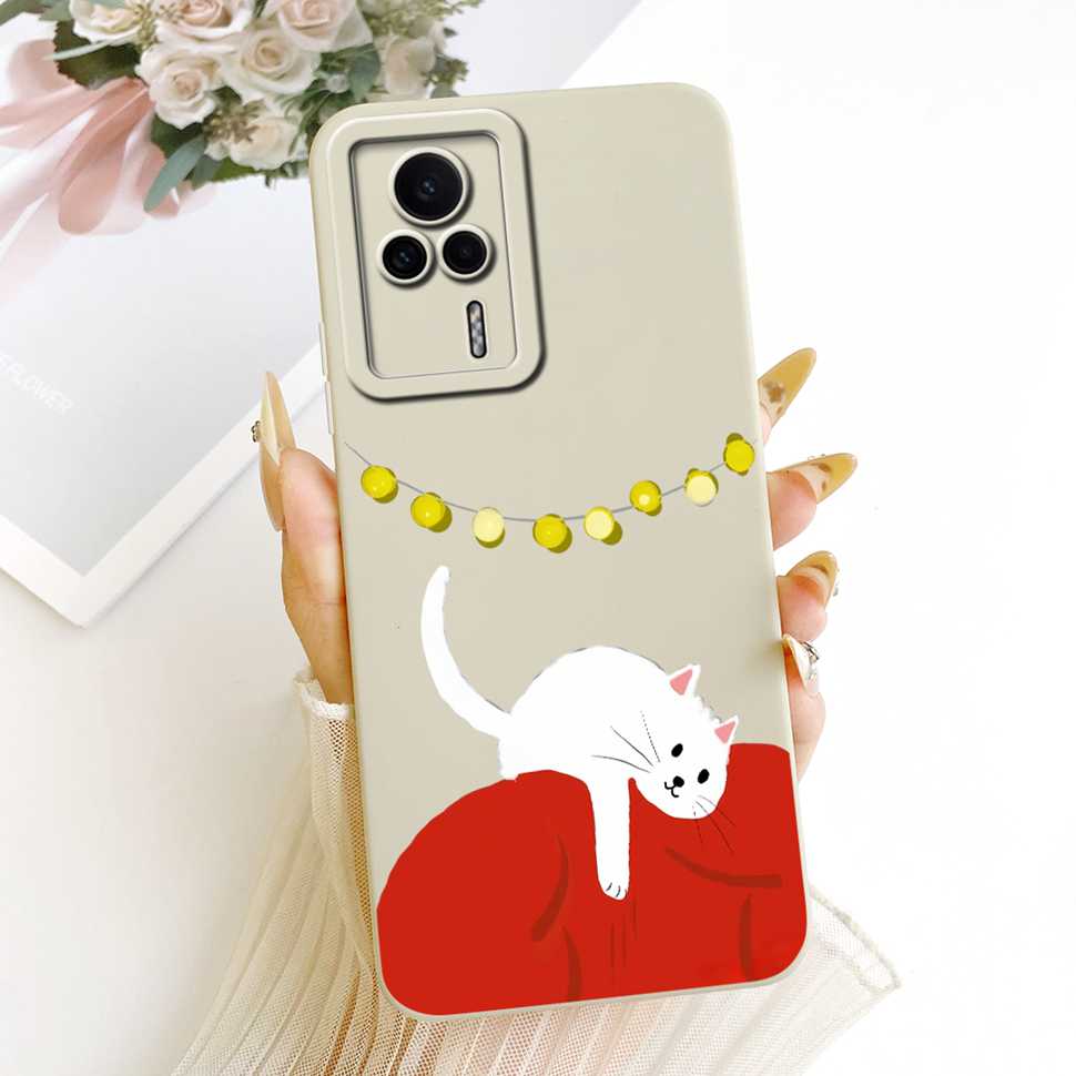 For Redmi K60E 5G 22122RK93C Case Lovely Cartoon Design Silicone Back Cover For Redmi K60e K60E 5G 6.67" Phone Cases Shockproof