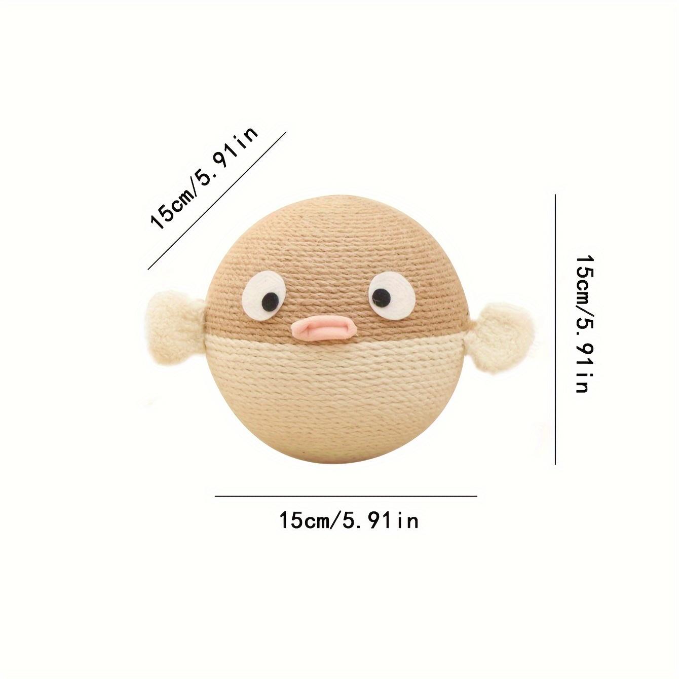 

Игрушка для кошек 3-в-1 с когтеточкой, дозатором еды и герметичной миской, сохраните здоровье вашей кошки и развлеките ее 15*15*15cm коричневый