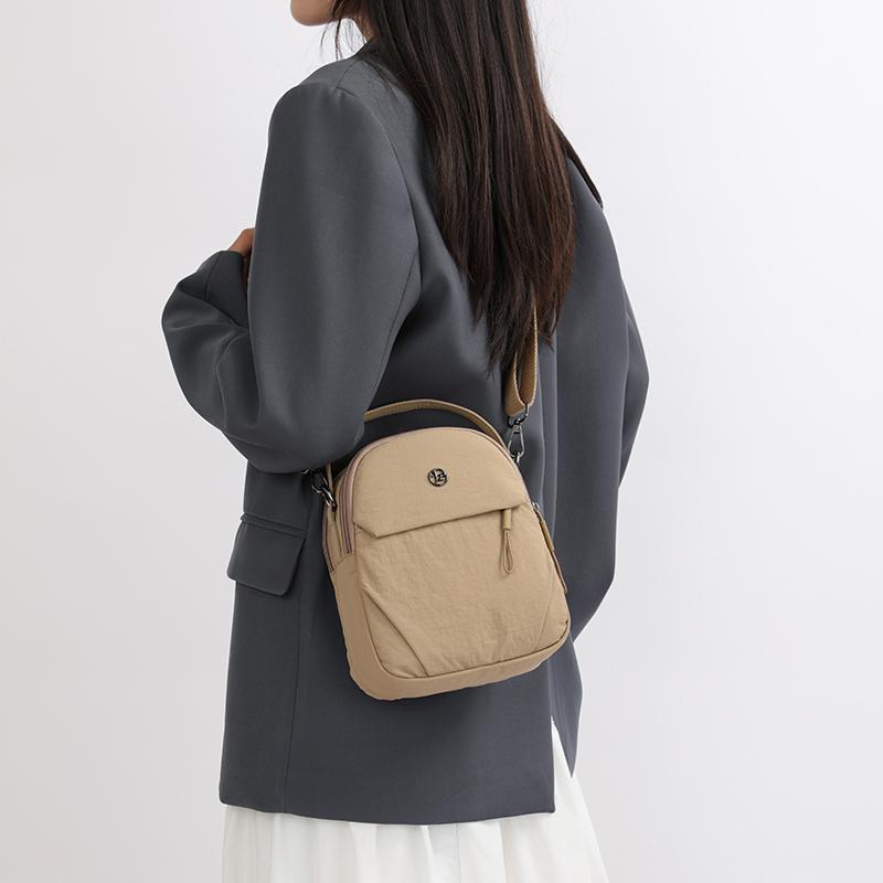 Women's Solid Color Handbag Nylon Shoulder Bag