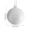 Christmas Balls Ornaments Candy Fillable Ball Decor 3D Printing Baubles Ornaments For Home Winter Party Indoor Office Holiday