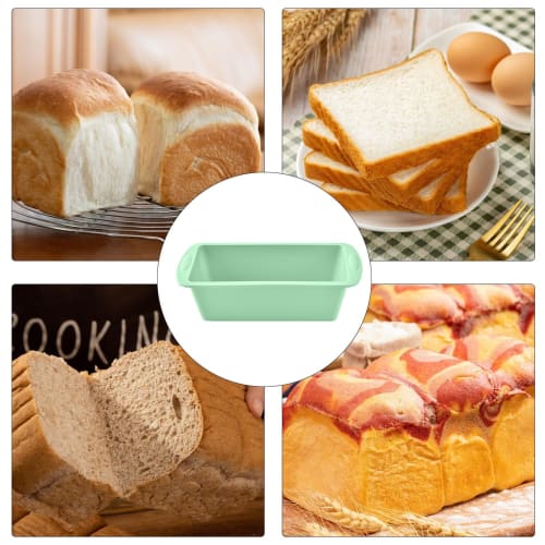 Cordoode Rectangular Silicone Toast Pan, Rectangular Silicone Cake Pan, Nonstick Bread Pan - Easy Release Baking Pan for Muffins, Loaf Pans, Cake Pans