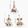 Christmas Snowman Pendant Doll, Christmas Knitted Elk Doll, Window Scene Layout Christmas Tree Decoration, Christmas Ornaments