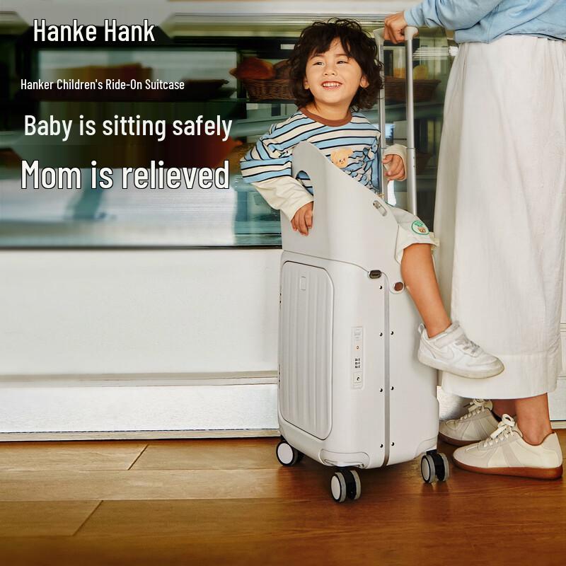 

Hanke 2026 Multi-Function Child-Rideable Carry-On Luggage 20 inches