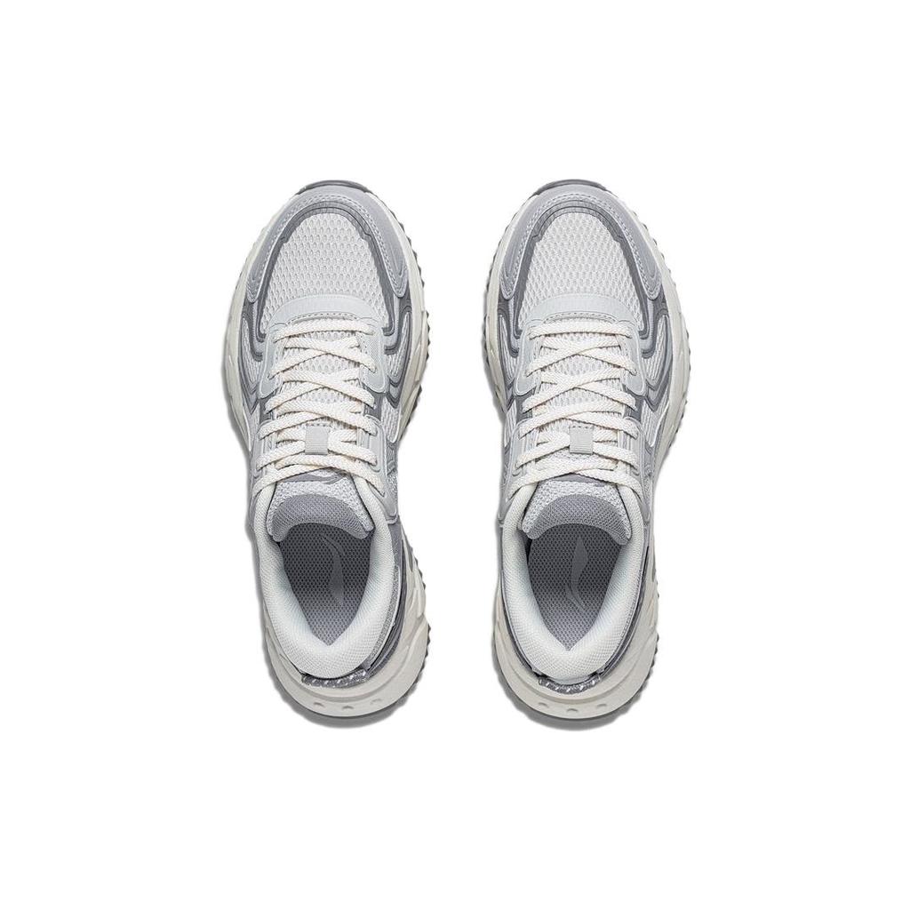 New LiNing Pick Up The Light Anti Slip And Wear Resistant Breathable Low Top Running Shoes Women's Antarctic Gray ARXT008-2