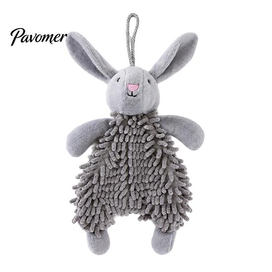 Interactive Training Toys for Small Medium Dogs Plush Squeaky Dog Toy, Fox/Rabbit/Bear Shape, Durable Bite-Resistant Toy Bite Resistant with Lanyard,