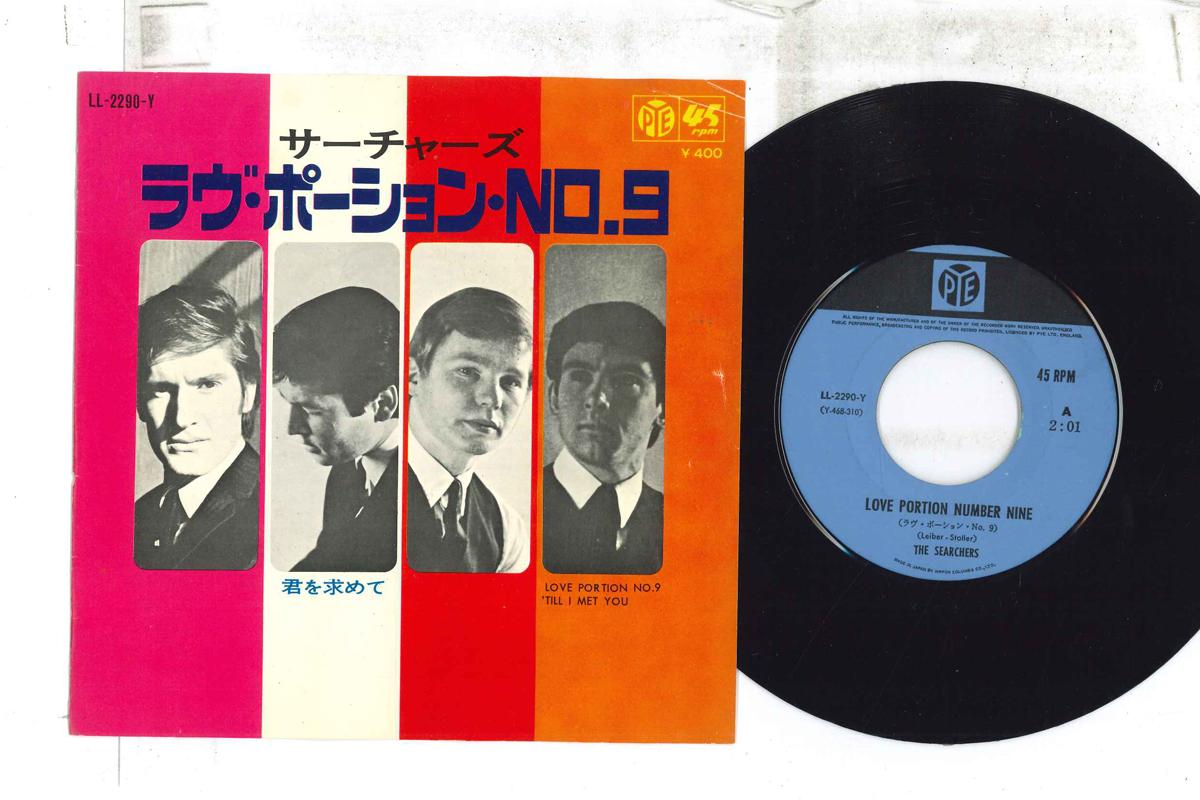 

7inch Record SEARCHERS - Love Portion Number Nine / Till I M LL2290Y PYE 1968 Japan Rock Used