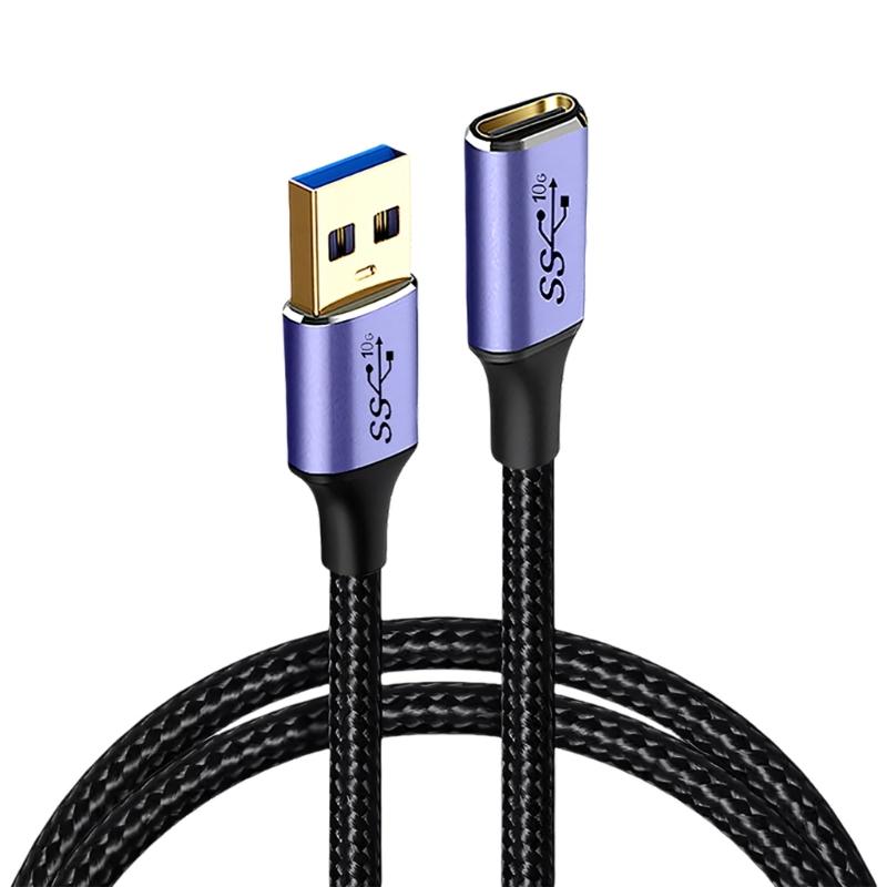 USB 3 0 A Male To USB C Female Data Cable 10Gbps Fast Charging Sync Wire For Laptop Mouse U Disk Card Reader