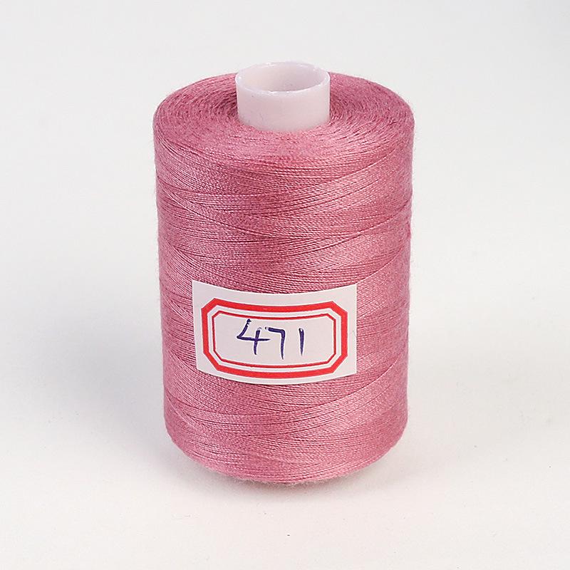 Hilo de Coser de Poliéster de Alta Velocidad 402 - 1000 Yardas, Colores Arcoíris, Ideal para Proyectos de Costura Casera y a Mano