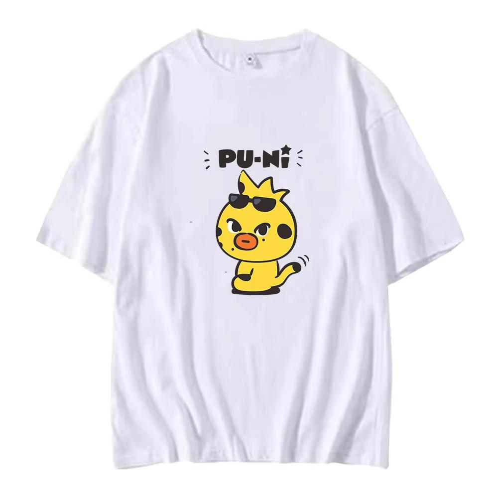 ENHYPEN ENCHIN Cute Graphics Unisex Shirt Kpop Korean Style 2026 Summer New Cotton Men's Women's Streetwear Tshirt Fan Gift