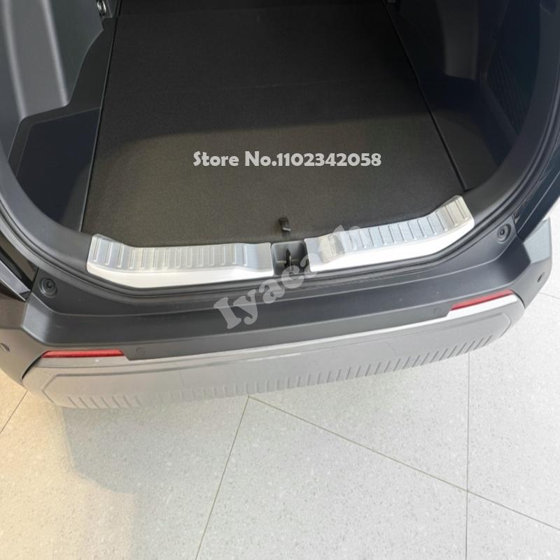 For Toyota RAV4 RAV 4 RAV4 2026 2027 Steel Interior Rear Bumper Tailgate Door Sill Welcome Trunk Tread Plate Molding Accessories