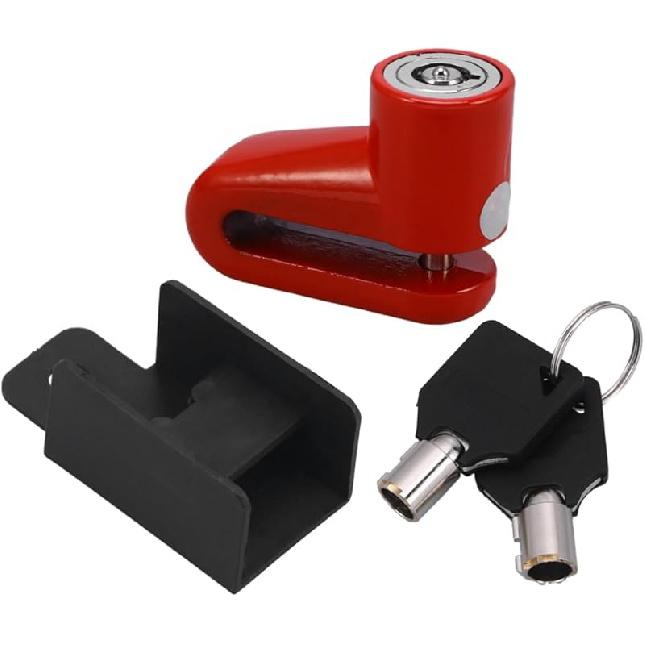 GLEAVI Anti-Lock für Roller-Reitausrüstung Anti-Locks Scheibenbremsenschloss für Fahrrad Motorradschloss Motorradschloss Sicherheitsschlösser Sicherheitsschloss