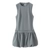 Fashion Style 2024 Fall and Winter New Women's Clothing Easiest for Match Wide Swing Round Neck Sleeveless Short Version Dress 9122554