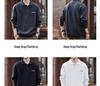 2025 Spring/Autumn Korean Style Trendy Polo Collar Hoodie: Youthful Men's Fashion, Loose Fit, Casual Long Sleeve Top
