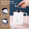 500ML Stainless Steel Mug With Lid Double Layer Coffee Milk Graduated Mouth Cup Creative Insulation Tea Mug Office Thermos Gifts
