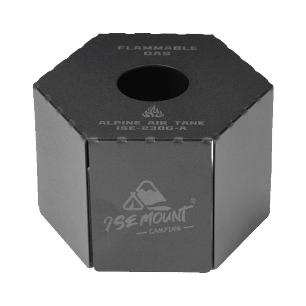 Camping Gas Can Case Anti-Fall Gas Canister Protective Cover Metal Fuel Cylinder Storage Case for Outdoor Camping