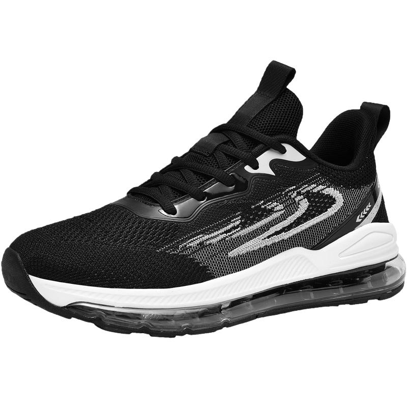 Men's Shoes Summer New Style Fly Woven Mesh Sports Soft Bottom Air Cushion Youth Running